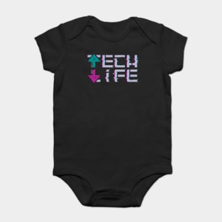 high tech low life Baby Bodysuit